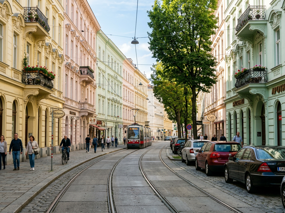 Wohnhäuser in Wien-Hernals